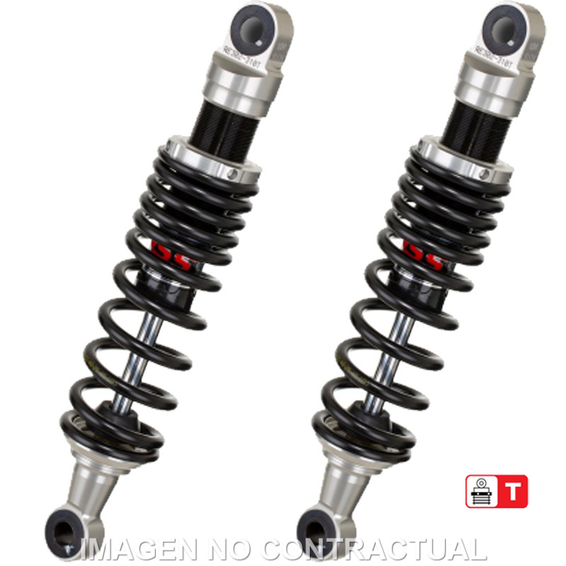 Federbein E302-Serie Stereo hinten passend für Honda CG 125 (95-08) RE302-310T-12-85