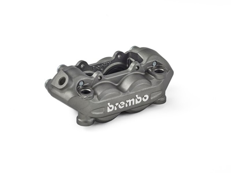 BREMBO P4 Bremssattel vorne links Titan Ø32mm BREMBO P4 Bremssattel vorne links Titan Ø32mm