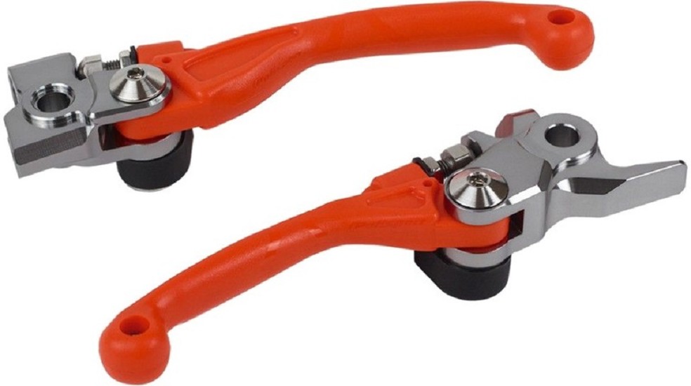 POLISPORT Pivot Klappbarer Hebelsatz Orange - passend für KTM / Husqvarna POLISPORT Pivot Klappbarer Hebelsatz Orange - passend für KTM / Husqvarna