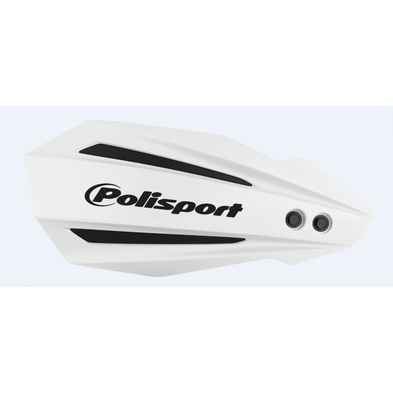 POLISPORT Handguards MX BULLIT Weiß/Schwarz - passend für Honda CRF