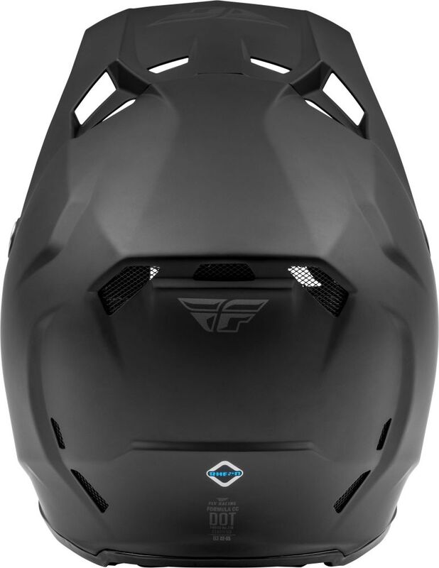 FLY RACING Formula CC Solid Helm Mattschwarz FLY RACING Formula CC Solid Kinderhelm - Schwarz Matt