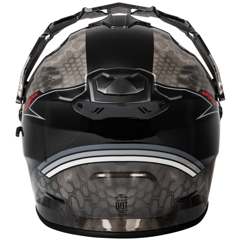 FLY RACING Trekker Kryptek Conceal Helm - Schwarz/Grau/Weiß