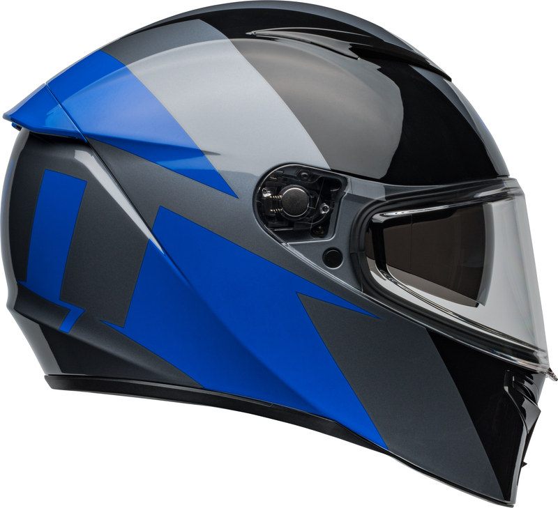 BELL Lithium Helm - Shear Gloss Gray/Blue