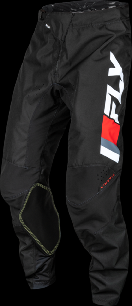 FLY RACING Kinetic Prix Jugend-Hose - Rot/Grau/Weiß