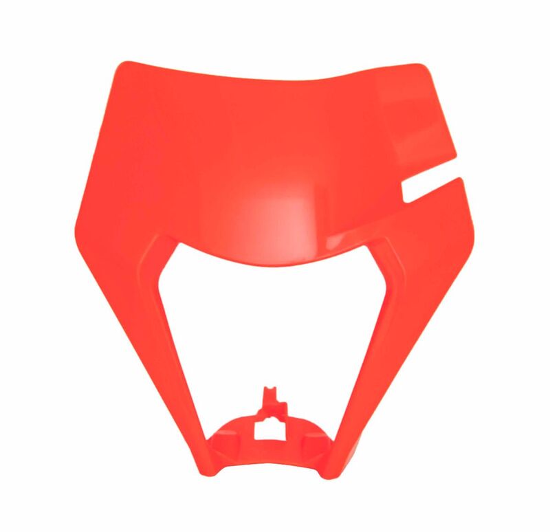 RACETECH Lampenmaske Plastic Neon Orange - passend für KTM