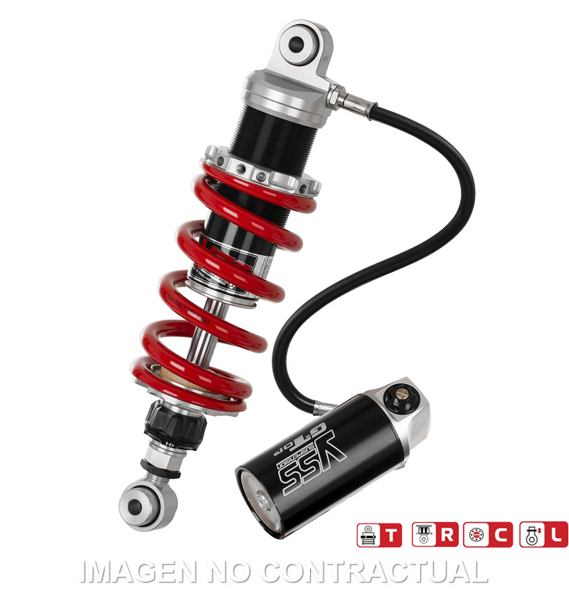Federbein X456-Serie Mono hinten passend für Cagiva Raptor 650 (03-10) MX456-310TRCL-53-858 Federbein X456-Serie Mono hinten passend für Cagiva Raptor 650 (03-10) MX456-310TRCL-53-858