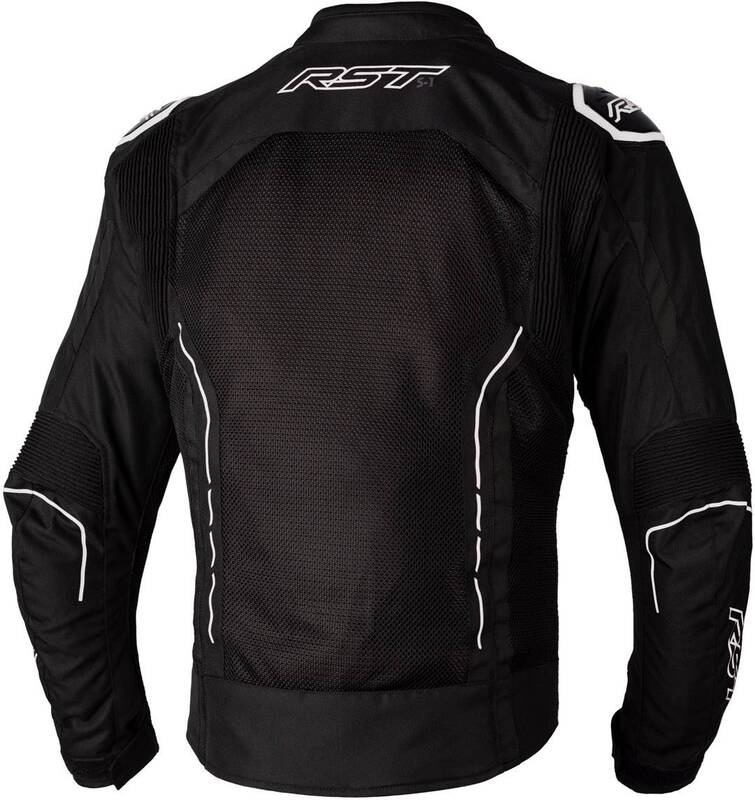 RST S1 Mesh CE Textil-Jacke - Schwarz/Weiß Größe S