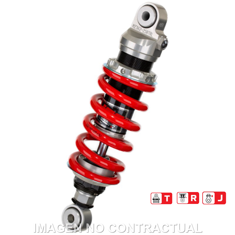 Federbein Z362-Serie Mono hinten passend für Honda Grom 125 (23-), MSX 125 (13-15) MZ362-250TRJ-19-85 Federbein Z362-Serie Mono hinten passend für Honda Grom 125 (23-), MSX 125 (13-15) MZ362-250TRJ-19-85