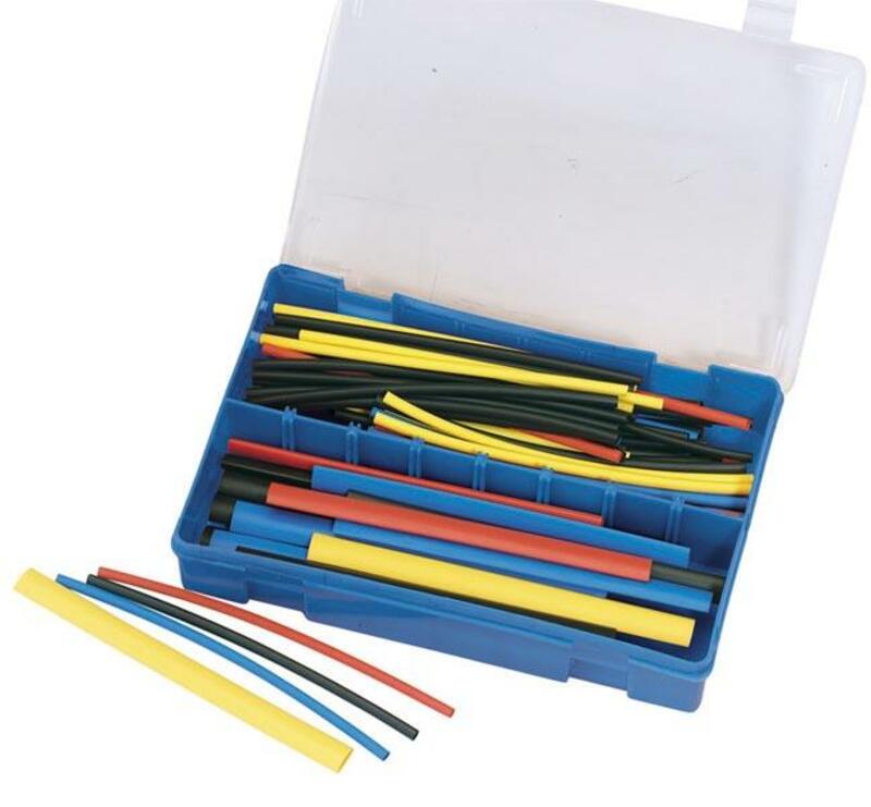 Sortimentbox mit Schrumpfschläuchen