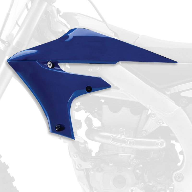 POLISPORT Kühlerspoiler seitlich Blau passend für Yamaha YZ450F