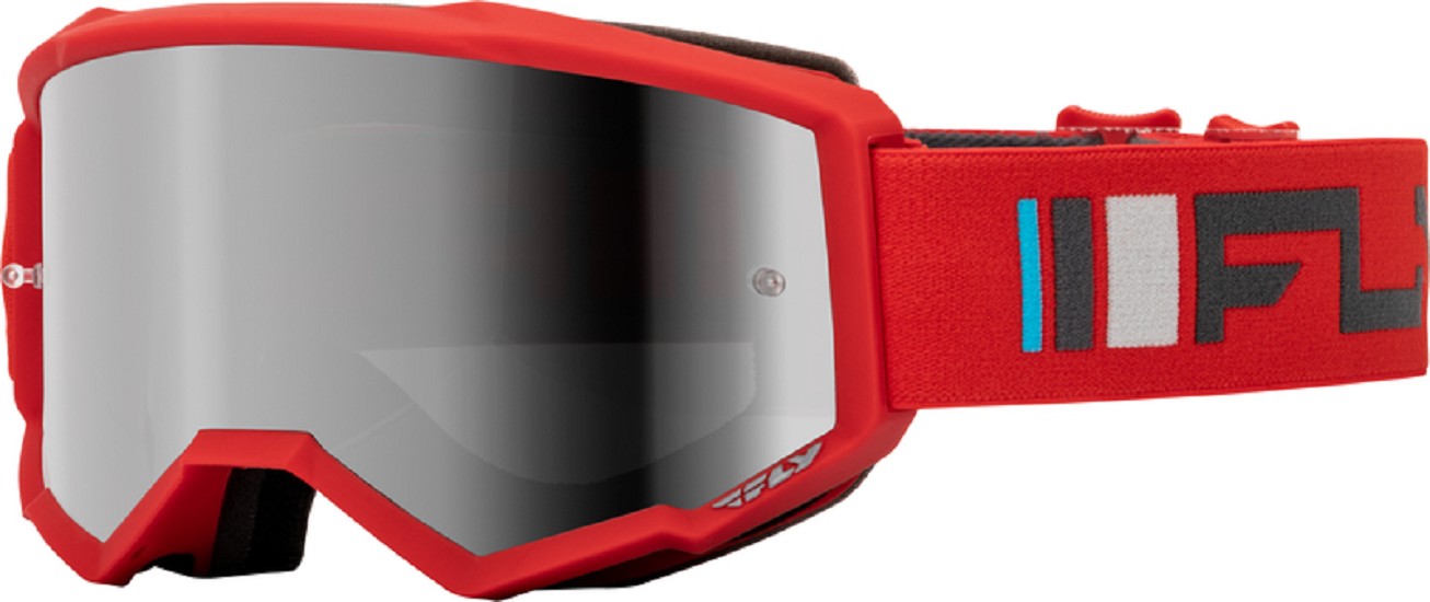 FLY RACING Zone Brille Rot/Anthrazit - Silver/Rauchgraue Linse FLY RACING Zone Brille Rot/Anthrazit - Silver/Rauchgraue Linse