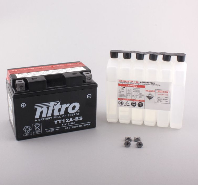 Batterie Nitro YT12A-BS 10AH MF