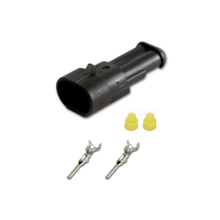AMP Superseal Gehäuse Set 2-polig 0,75-1,50mm²
