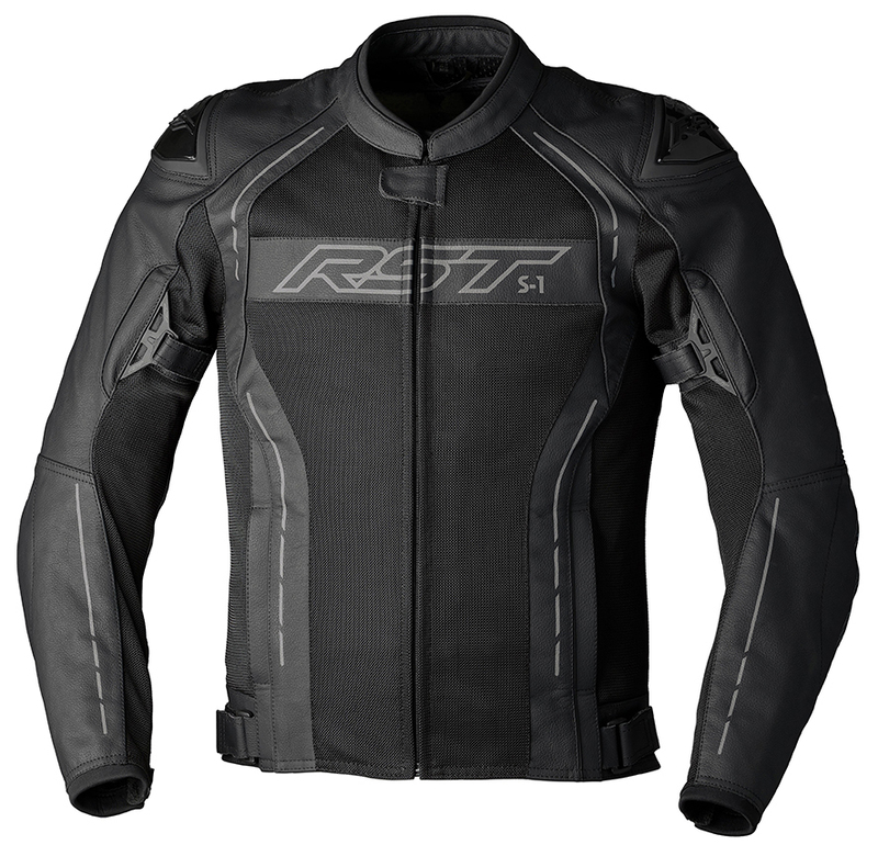 RST S-1 Mesh Leder-Jacke Herren - Schwarz RST S-1 Mesh Leder-Jacke Herren - Schwarz