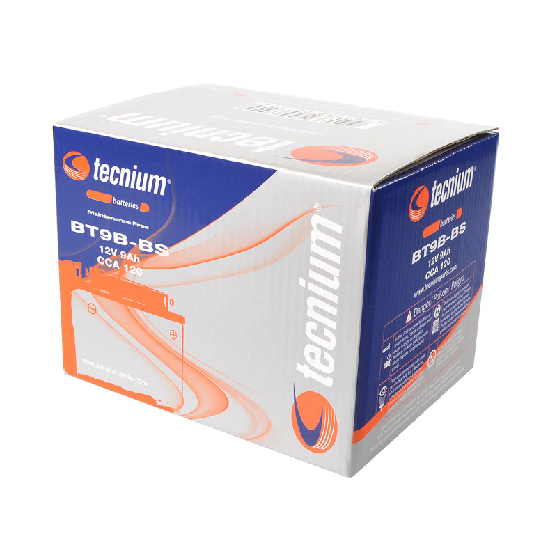 TECNIUM Wartungsfreie Batterie mit Säurepack - BT9B-BS