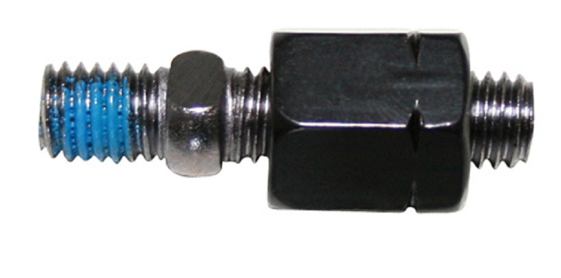 HIGHSIDER Spiegeladapter M8 Linksgewinde auf M8, Schwarz
