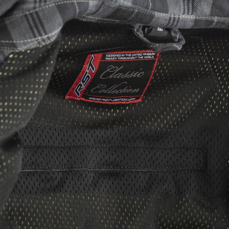 RST Lumberjack Reinforced CE Aramid Gefüttertes Textilhemd - Grau