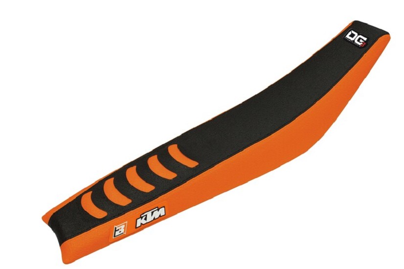 Sitzüberzug Blackbird Double Grip 3 schwarz/orange passend für KTM Sitzüberzug Blackbird Double Grip 3 schwarz/orange passend für KTM