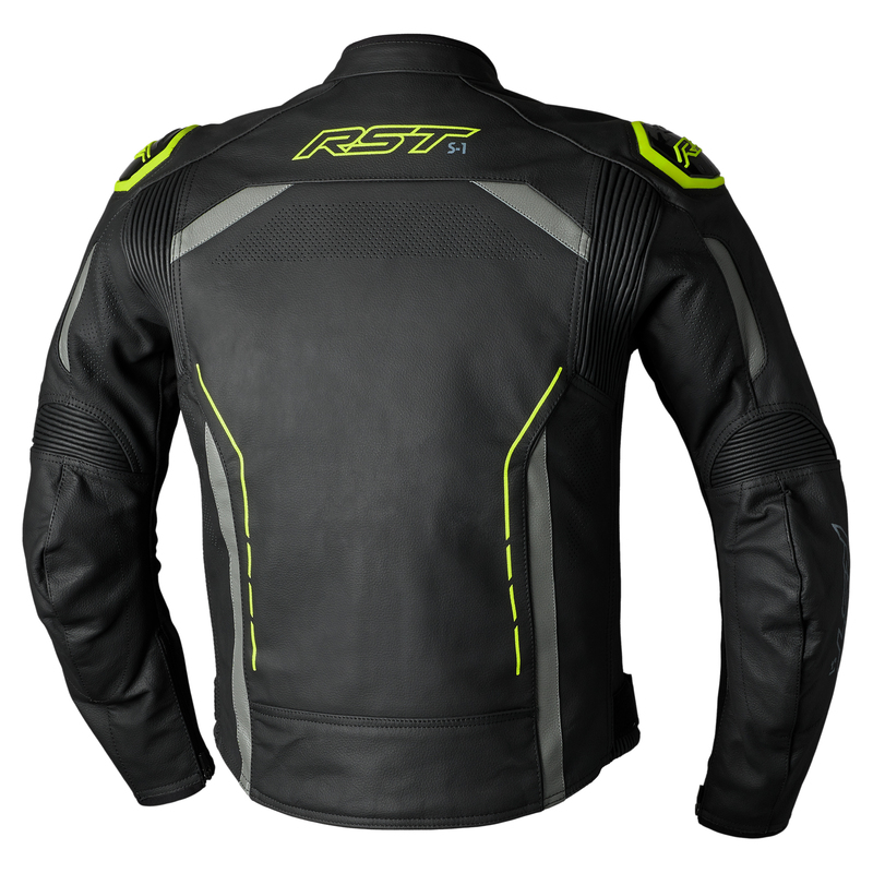 RST S1 Lederjacke Herren - Neongelb