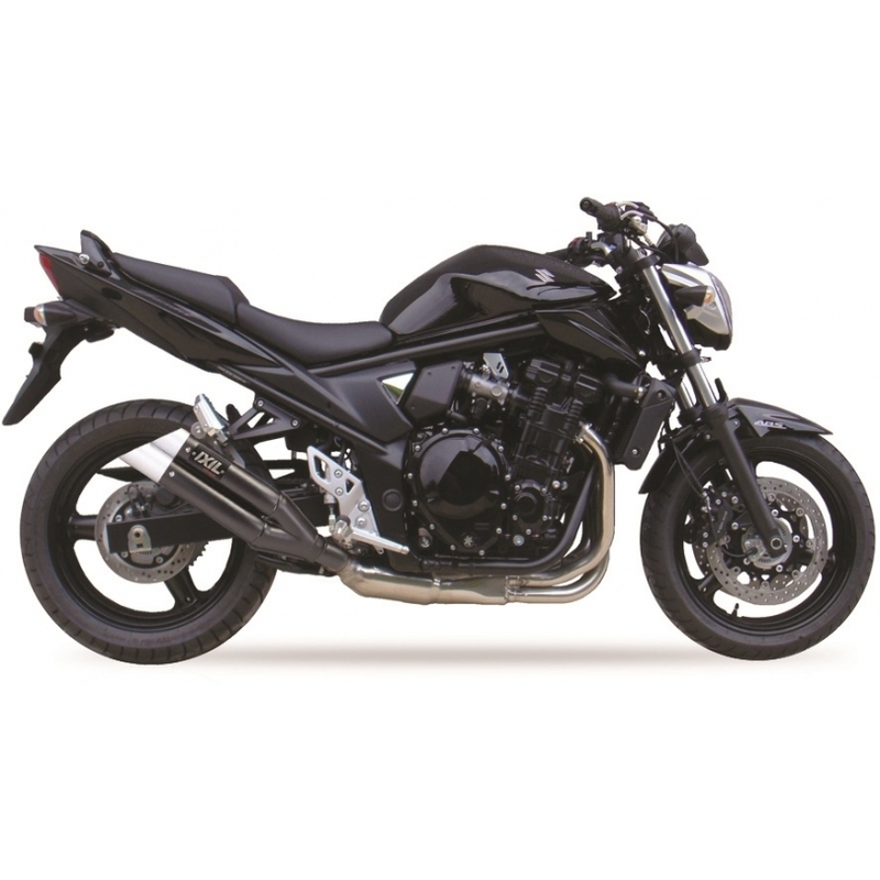 IXIL Hyperlow Endtopf Edelstahl schwarz / Endkappe Aluminium - XS8357XB