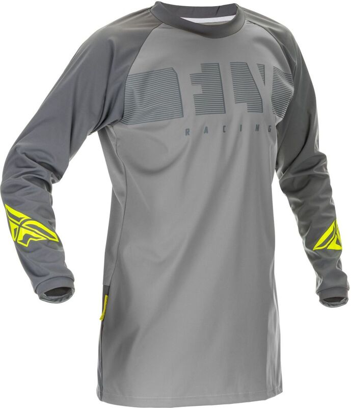 FLY RACING Windproof Jersey Grey/Hi-Vis XL FLY RACING Windproof Jersey Grey/Hi-Vis XL