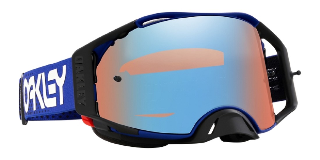 OAKLEY Airbrake MX Brille - Moto Blau B1B Prizm MX Sapphire Glas