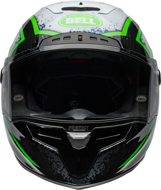 BELL Race Star DLX Flex Helm - Xenon Gloss Black/Kryptonite