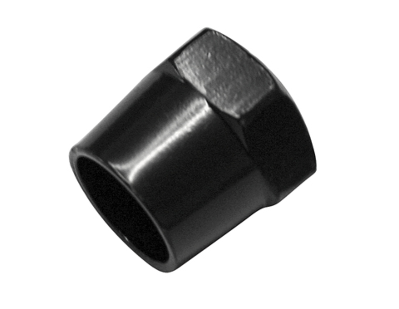 HIGHSIDER Spiegelmutter 17 mm, schwarz, M10 x 1.25 RH