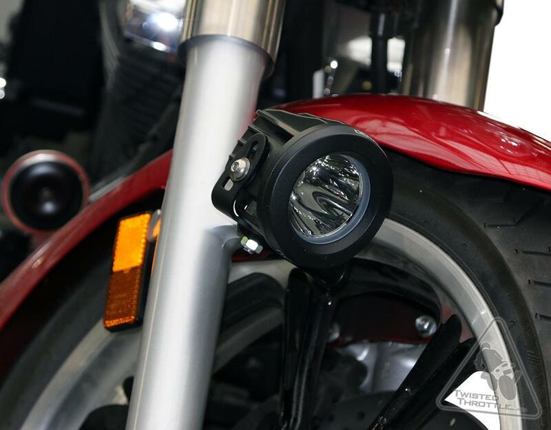DENALI Beleuchtungs-Halterung passend für Kawasaki Vulcan/passend für Yamaha Star Cruisers