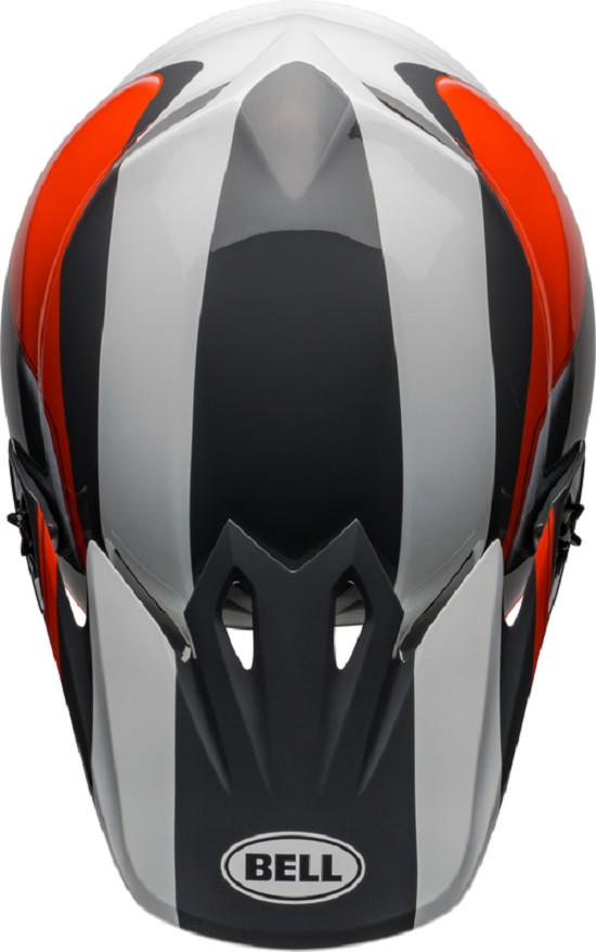 BELL MX-9 Mips Helm - Dart Gloss Charcoal/Orange
