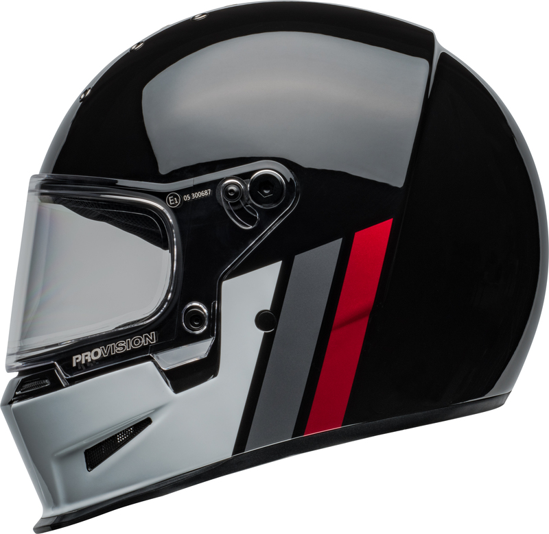 BELL Eliminator Helm - GT Gloss Black/White BELL Eliminator Helm - GT Gloss Black/White
