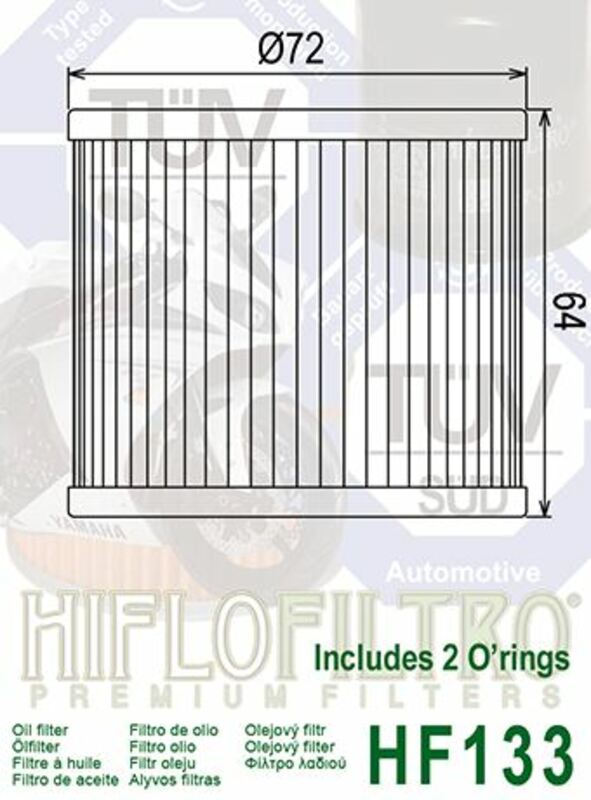 HIFLOFILTRO Ölfilter - HF133
