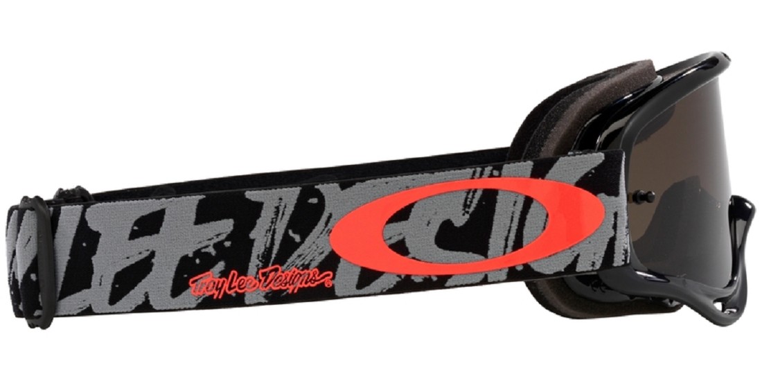 OAKLEY O Frame MX Brille - TLD Grau Stripes Persimmon Linse