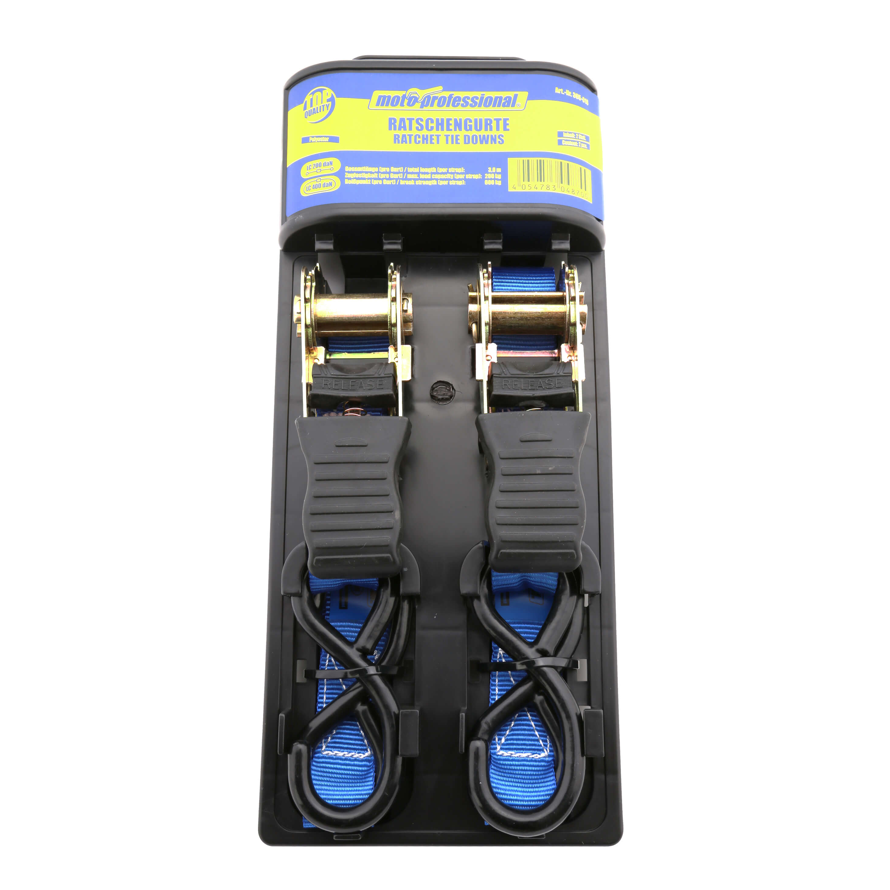 motoprofessional Ratschen-Zurrgurte, 3m