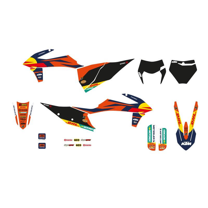 BLACKBIRD Aufkleber Set Replica passend für KTM Factory 23 passend für KTM