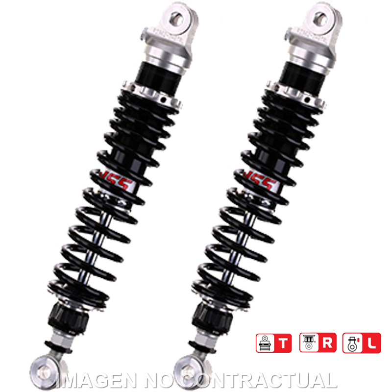 Federbein Z362-Serie Stereo hinten passend für Moto Guzzi California 1100/I / 75 Limited Ed. RZ362-340TRL-07-88