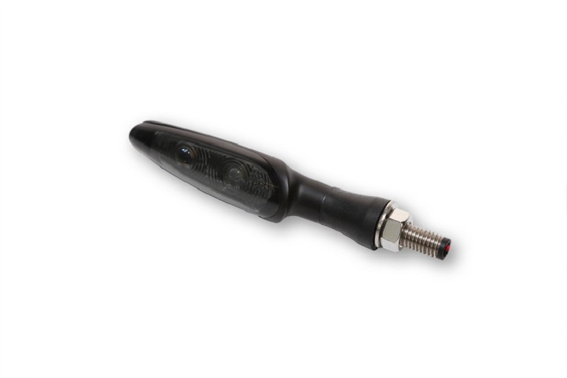 KOSO LED-Blinker/FPL. INFINITY, Schwarz, getöntes Glas KOSO LED-Blinker/FPL. INFINITY, Schwarz, getöntes Glas