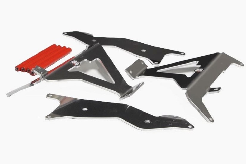 AXP Aluminium Radiator Guard - passend für Honda CRF450R/450RX