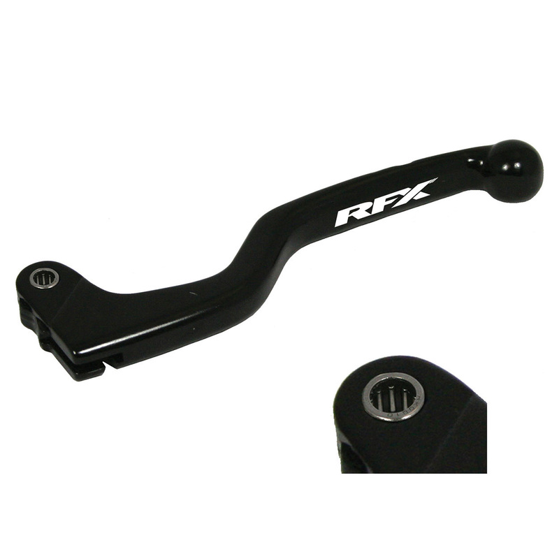 RFX Race Kupplungshebel (Schwarz/Schwarzer Einsteller) Trials Braktec 6 mm