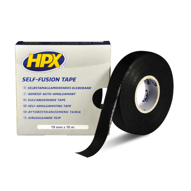 HPX Selbstverschweißendes Klebeband schwarz 19 mm x 10 m