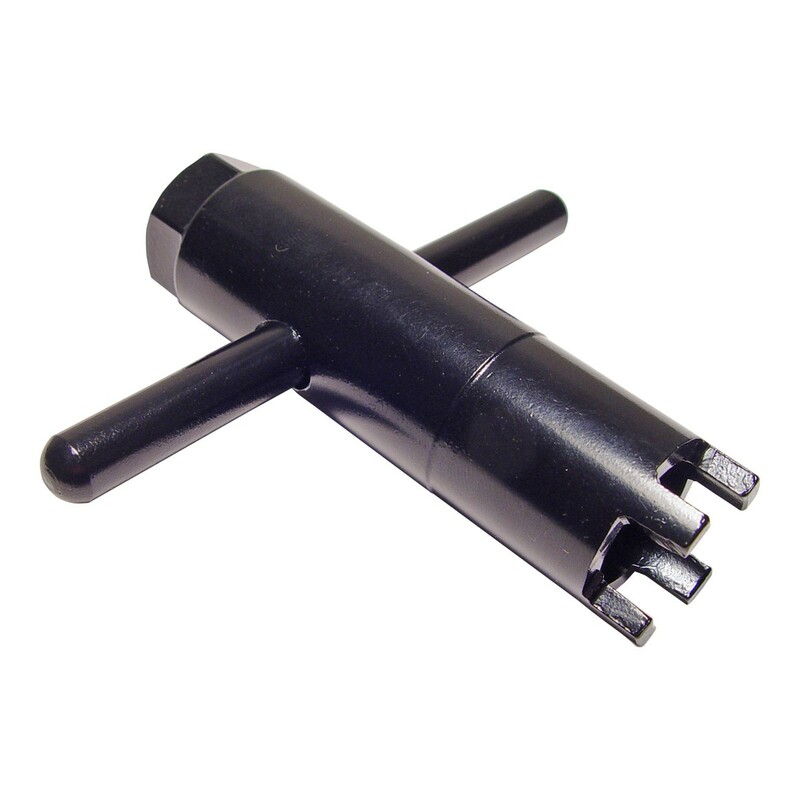 JMP Nutmuttern-Stecknuss für Schwinge/Rahmen Innen-Ø 20 mm/Außen-Ø 27,4 mm 4 Haken passend für BMW