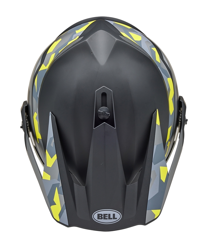 BELL MX-9 Adventure Mips Helm - Mesa Matte Black Yellow Camo BELL MX-9 Adventure Mips Helm - Mesa Matte Black Yellow Camo
