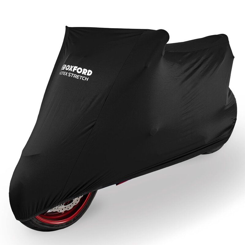 OXFORD Indoor Abdeckplane Protex Stretch Schwarz - Motorrad / Scooter - L