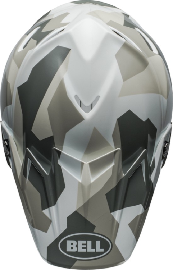 BELL Moto-9S Flex Helm - Rover Gloss White Camo BELL Moto-9S Flex Helm - Rover Gloss White Camo