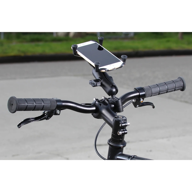 RAM MOUNTS X-Grip® Mittelarm-Telefonhalterung mit Torque Medium-Lenkerhalterung - Großes Telefon