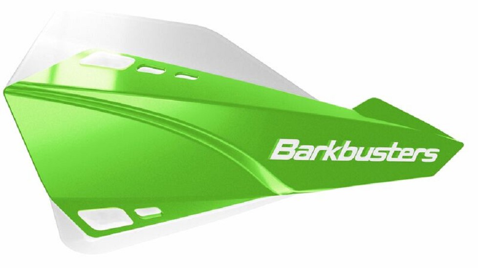 BARKBUSTERS Sabre Handschützer-Set Universalhalterung Grün/Weiß