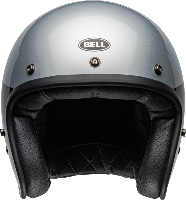 BELL Custom 500 Helm - Chassis Gloss Silver Black