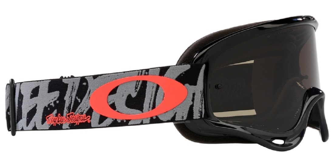 OAKLEY O Frame MX Brille - TLD Grau Stripes Persimmon Linse