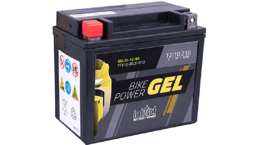 INTACT Bike Power-Batterie GEL YTX12-BS
