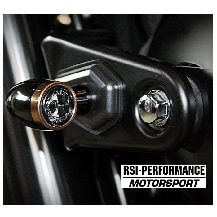 SMD-Blinkerset Jack schwarz Zierring kupfer